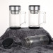 Double Wall Glass Water Bottle with Handle