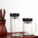 Double Wall Tea Water Glass Bottle with BPA-Free