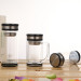 Double Walled Glass Water Bottle with Tea Filter