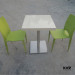 Easy Clean Solid Surface Modern Coffee Table for Two Person