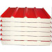 Easy Install Twill Weave Red Color Steel Sandwich Panel