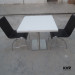 Easy Maintain Pure White Quartz Stone Table Top