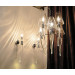 Elegance Carbon Steel Glass Clear Residence Pendant Lamps (1122S1)