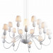 Elegant Hotel Glass Pendant Light (MD9308S-16W)