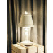 Elegant Hotel Room Carbon Steel White Table Lamps (1063T1)