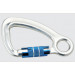 En362 D Shape Aluminum Twistlock Carabiner Hook for Fasten
