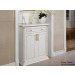 Euro Style White Lacquer Shoes Cabinet (XG11104A960)