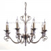European Steel Chandelier (CH-880-8017X8(AB))