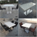 Factory Wholesale Solid Surface Round Dining Table Set