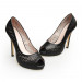 Fashion Black High Heeled Ladies Sandals (HCY02-342)