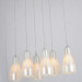 Fashion Contemporary Glass Suspended Hanging Lamp Lighting for Dining Room