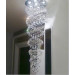 Fashion Style Spiral Down Crystal Chandelier Lamp