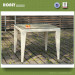 Fashion Table with Tempered Glass Aluminum Rattan Glass Dining Table