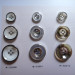 Fashion UV Electroplating Imitated Horn Resin Suit Button