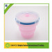 Food Grade Round Collapsible Food Storage Container, Insulated Food Carrier, Lunch Container Y95046