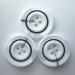 Four Holes Painting Middle Fashion Resin Button