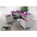 Garden Rattan Leisure Patio Dining Modern Sofa for Outdoor