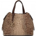 Genuine Leather Corcodile Grain Pattern Lady Handbag (S906A-B3075)