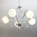 Glass Chrome Chandelier Ceiling Lighting Tb1006-5L