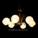 Glass Golden Antique Chandelier Lighting Tb1028-6L