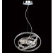 Glass+chrome metalware Pendant Lamps (MD4093-4T)