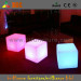 Glowing LED Cube, Lighting Cube Stool, Illuminated Cube Stool