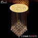 Gold Color Modern Crystal Chandelier Lamp, Pendant Lighting