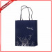 Gold Stamp Twisted Handle Shopping Bags Kraft Paper