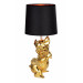 Golden Fabric Resin E27 Hotel Bedside Table Lighting (MT5115-GDB)