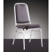 Good Price Nice PU Cushion Stacking Chair