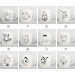 Good Sale Customised Porcelain Ceramic Juice Mug with Cartoon Printing Dn-311