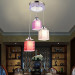 Grace 3 Lights Crystal Pendant Lamp LED Chandelier (GD-1108-3)