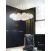 Graceful Metal Glass Hanging Pendant Light for Livingroom (MD10570-37-150)