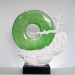 Green Resin Art for Desk Decoration