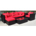 Hc-W-T061 Rattan Furniture Outdoor Garden Furniture Rattan Sofa and Wicker Furniture Set