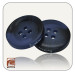 High End 4holes Imitation Horn Resin Coat Button Wuth Logo Outside