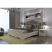 Holike King Size Simple Europe Series White Color Wooden Bed