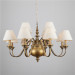 Home Iron Chandelier Lighting with Fabric Shade (SL2179-8+4)