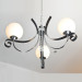 Home Lamp Fixture Glass Chandelier Tb1013-3L