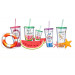 Hot Sale 16 Oz Double Wall Straw Mug for Wholesale