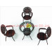 Hot Sale Iron Rattan Furniture Set (JJ-S426&538)