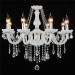 Hot Sale Modern White Crystal Chandelier with 8 Arms