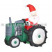 Hot Selling Inflatable Christmas Santa Ornament on a Tractor (MIC-400)