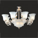 Hotel Glass Pendant Lamp Home Decorative Chandelier (GD-1032-8+3)