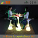 Illuminated Bar Table/Rechargeable Plastic Cocktail Table