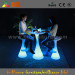 Illuminated LED Cocktail Table 110cm High