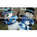 Inflatable Famil Snowman Stuff Ornament Christmas Decoration for Sale (MIC-472)