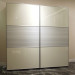 Intelligent Electric Beige Lacquer Wardrobe with Remote (YG21224)