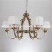 Interior Chandelier Metal Frame for Hanging Iron Lighting (SL2078-6)