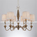 Iron Chandelier Lighting with Fabric Shade (SL2073-6)